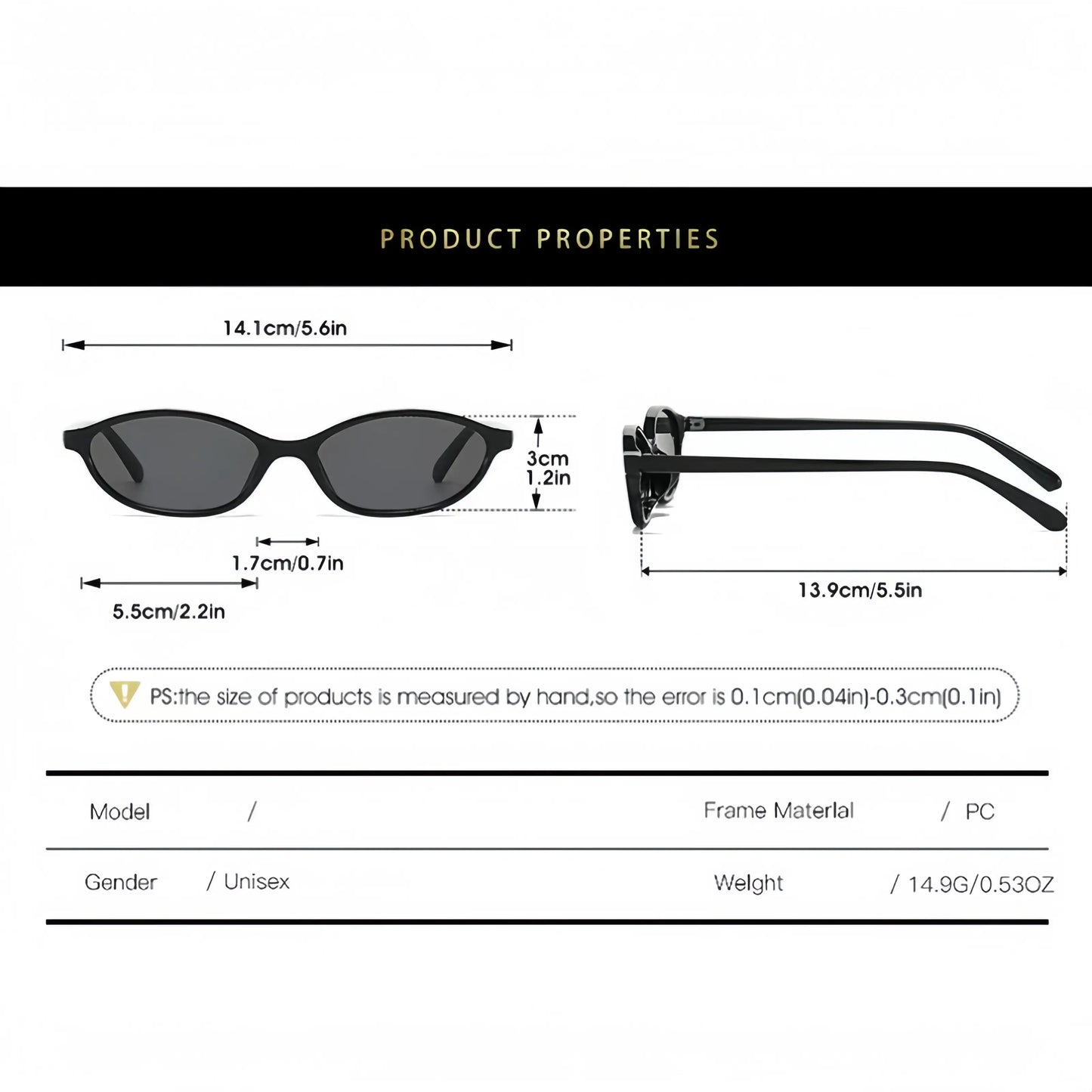 〖Summer Vibes〗3 PCS Retro Oval Sunglasses for Women Chic Cat Eye 90S Sunnies Lightweight Narrow Shades Trendy UV Protection Sunglasses Vintage Rich Girl Sunglasses Women Sunglasseswomen Summerwins