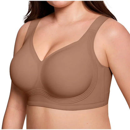 Wireless Seamless Leopard Print Bra No Underwire Push up Women Lift Bras Full Coverage plus Size Bralette Daily Wear Soft Bra