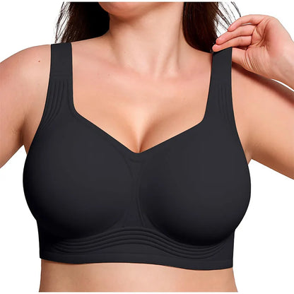 Wireless Seamless Leopard Print Bra No Underwire Push up Women Lift Bras Full Coverage plus Size Bralette Daily Wear Soft Bra